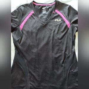 FILA Sport Ladies Pullover Blouse. Size Large.